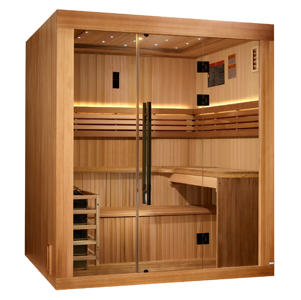 Osla Traditional Steam Sauna (6-Person Indoor or Covered Patio) 