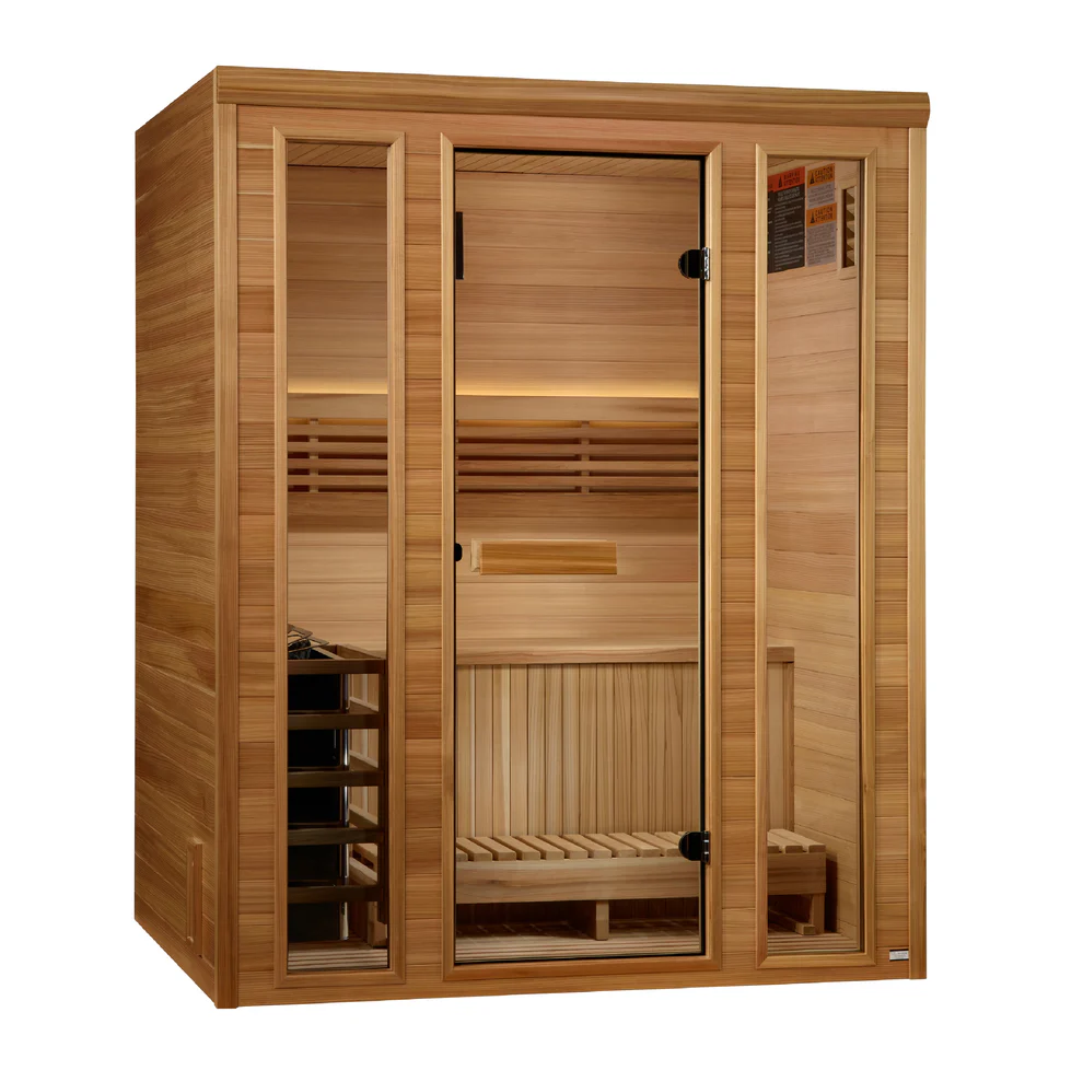 Andermatt Edition Traditional Steam Sauna (3-Person Indoor or Covered Patio)  