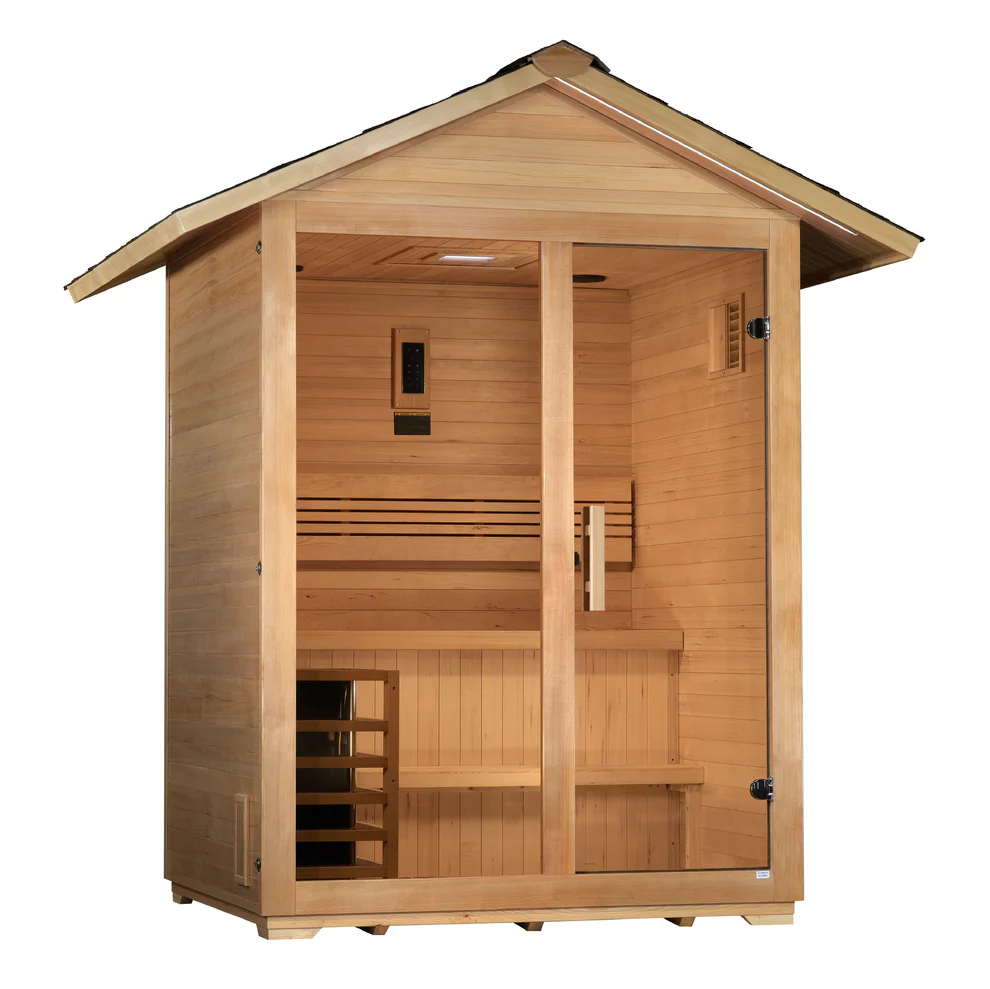 Arlberg Traditional Steam Sauna (3-Person Outdoor Model)   