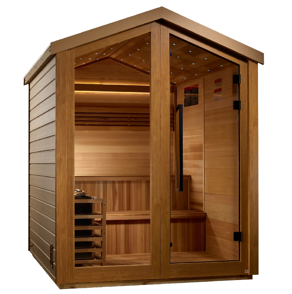 Kaarina Traditional Steam Sauna (6-Person Barn Outdoor Model)     