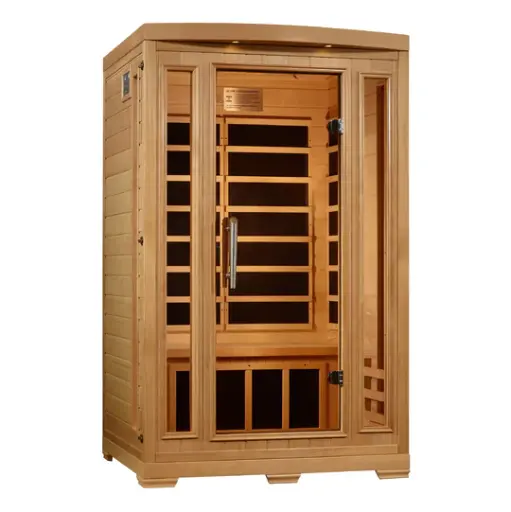 [P6‐H206‐02] Pro 6 Amanda Near Zero EMF Far Infrared Sauna Tinted Glass 2 Person BEST SELLER