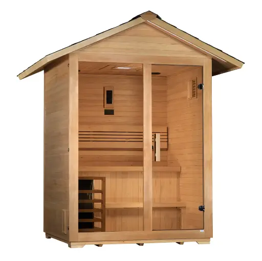 [GDI-8103-01] Arlberg Traditional Steam Sauna (3-Person Outdoor Model)   
