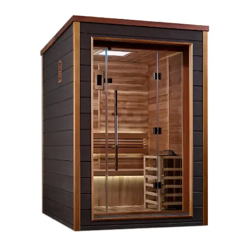 [GDI-8202-01] Narvik Traditional Steam Sauna (2-Person Outdoor Model) 